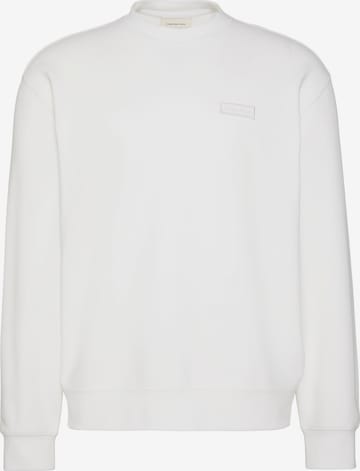 Calvin Klein Jeans Sweatshirt 'Terry' in Wit: voorkant