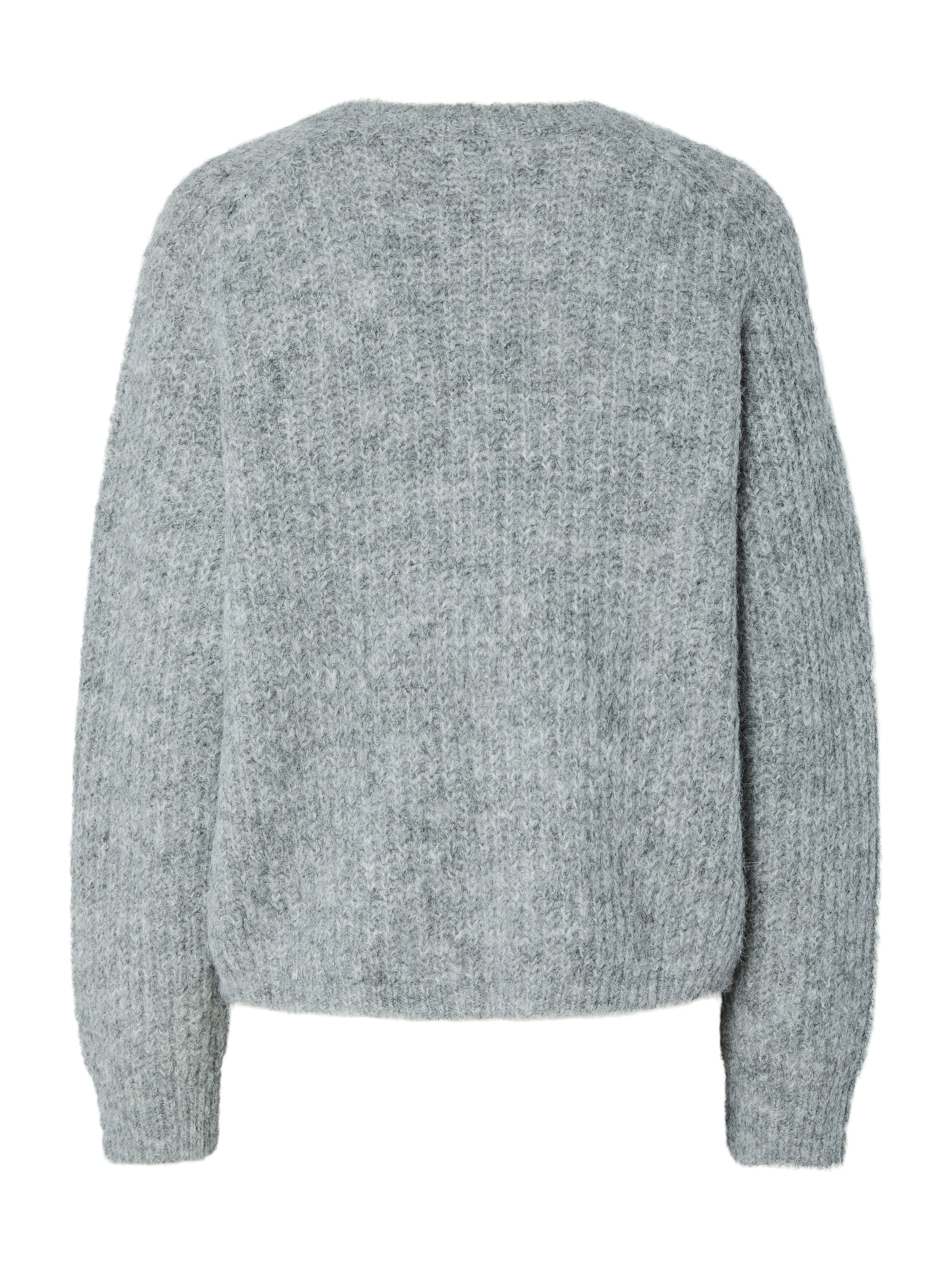 PIECES Pullover 'CLEO' in Grau