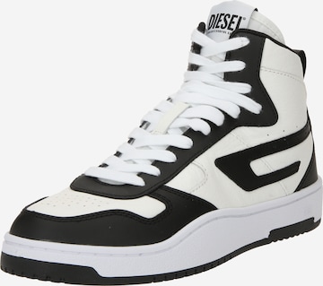 DIESEL Sneakers hoog 'S-UKIYO V2' in Zwart: voorkant