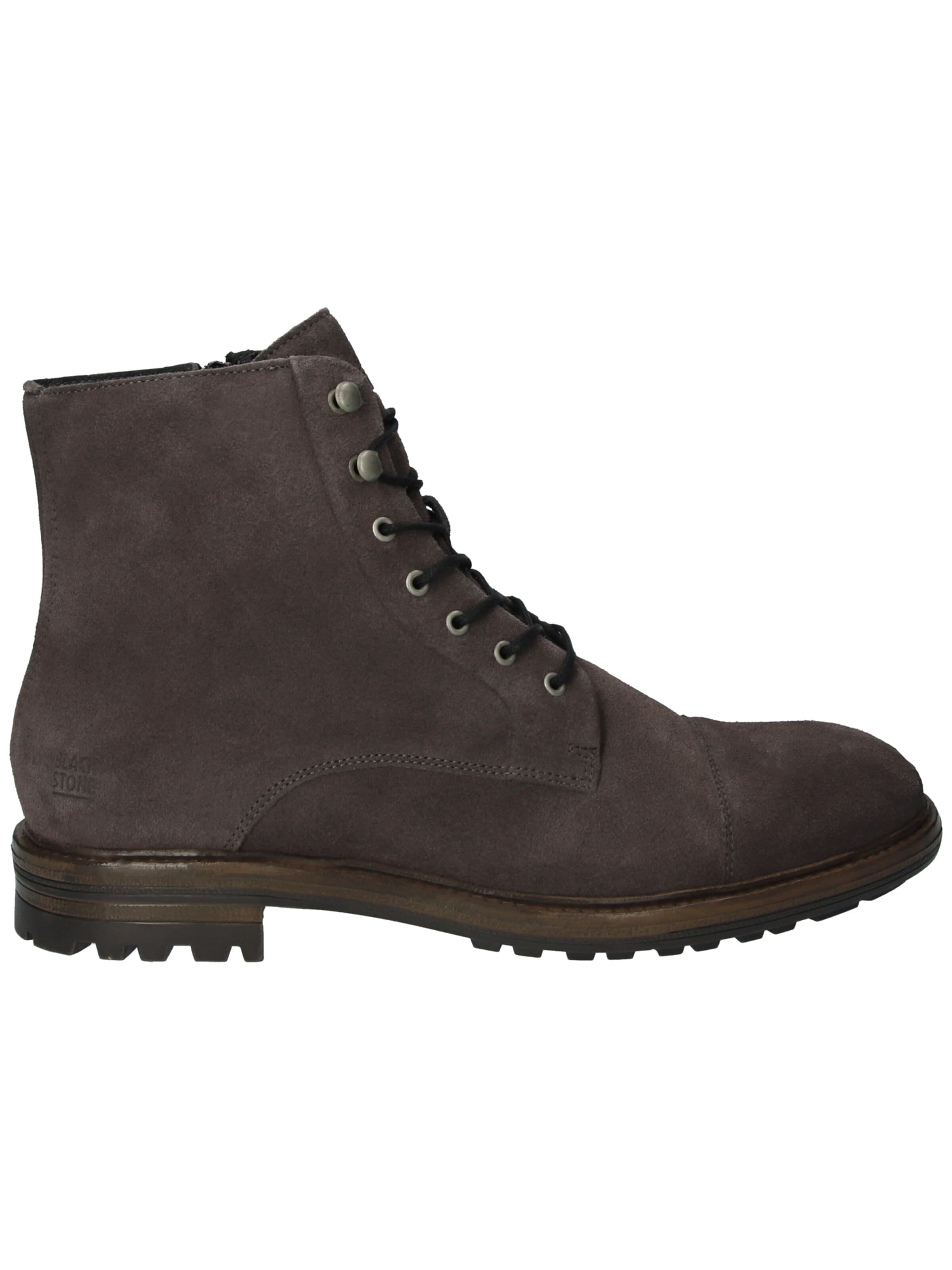 BLACKSTONE Schnürboots 'LESTER' in Grau: Vorderseite