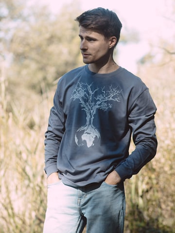 Life-Tree Shirt 'Fairwear Weltenbaum' in Blau