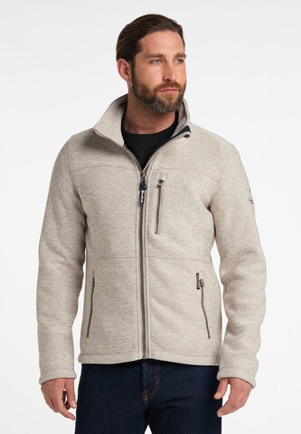 Schmuddelwedda Fleece Jacket in Beige: front