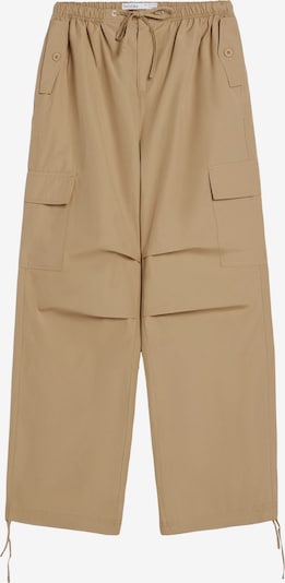 Pantaloni cargo Bershka di colore beige scuro, Visualizzazione prodotti