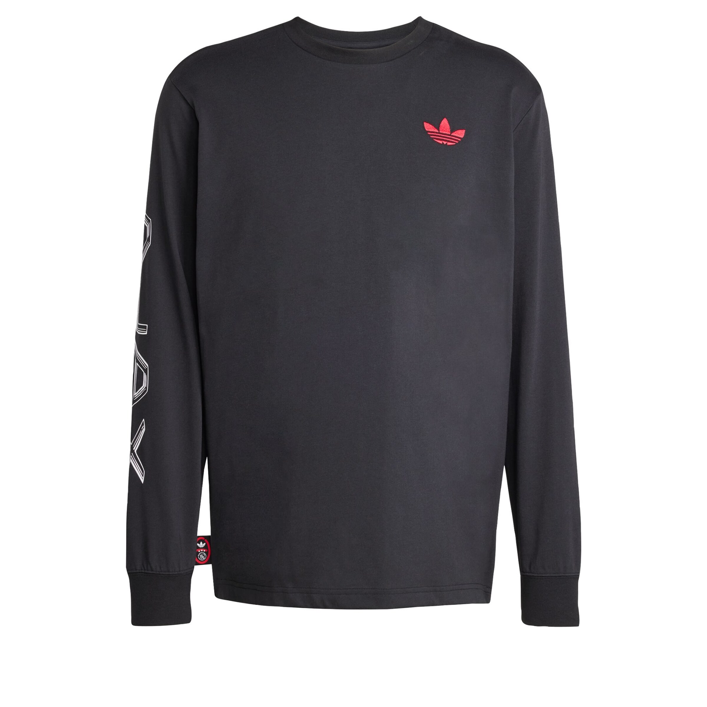 ADIDAS ORIGINALS Shirt 'Ajax Amsterdam' in Zwart: voorkant