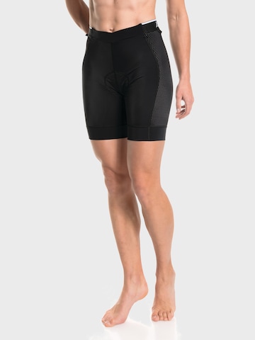 Schöffel Skinny Sportshorts in Schwarz: predná strana