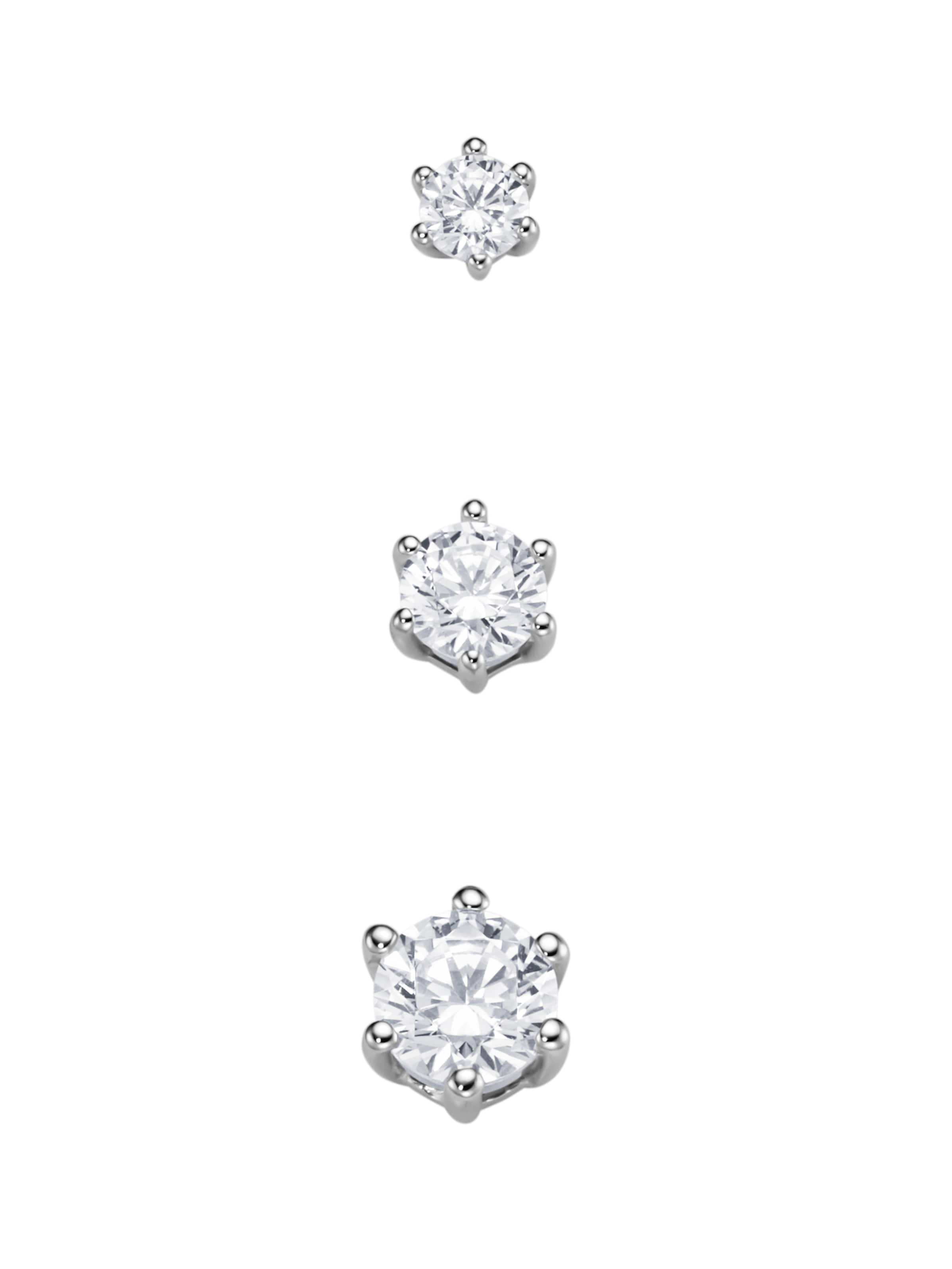 Orecchini di Smart Jewel in argento: frontale