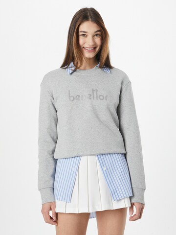 UNITED COLORS OF BENETTON - Sweatshirt em cinzento: frente