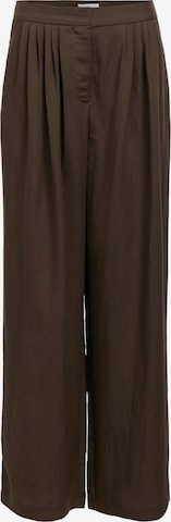 OBJECT Široký strih Plisované nohavice 'OBJMOLLY' - Hnedá: predná strana