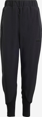 ADIDAS SPORTSWEAR Tapered Workout Pants ' Z.N.E.' in Black: front