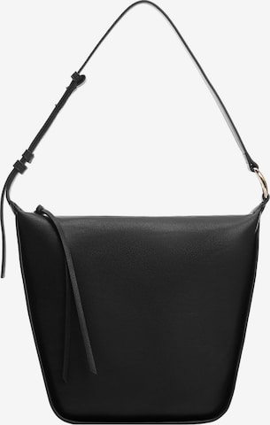 MANGO Schultertasche 'ASHLEY' in Schwarz: predná strana