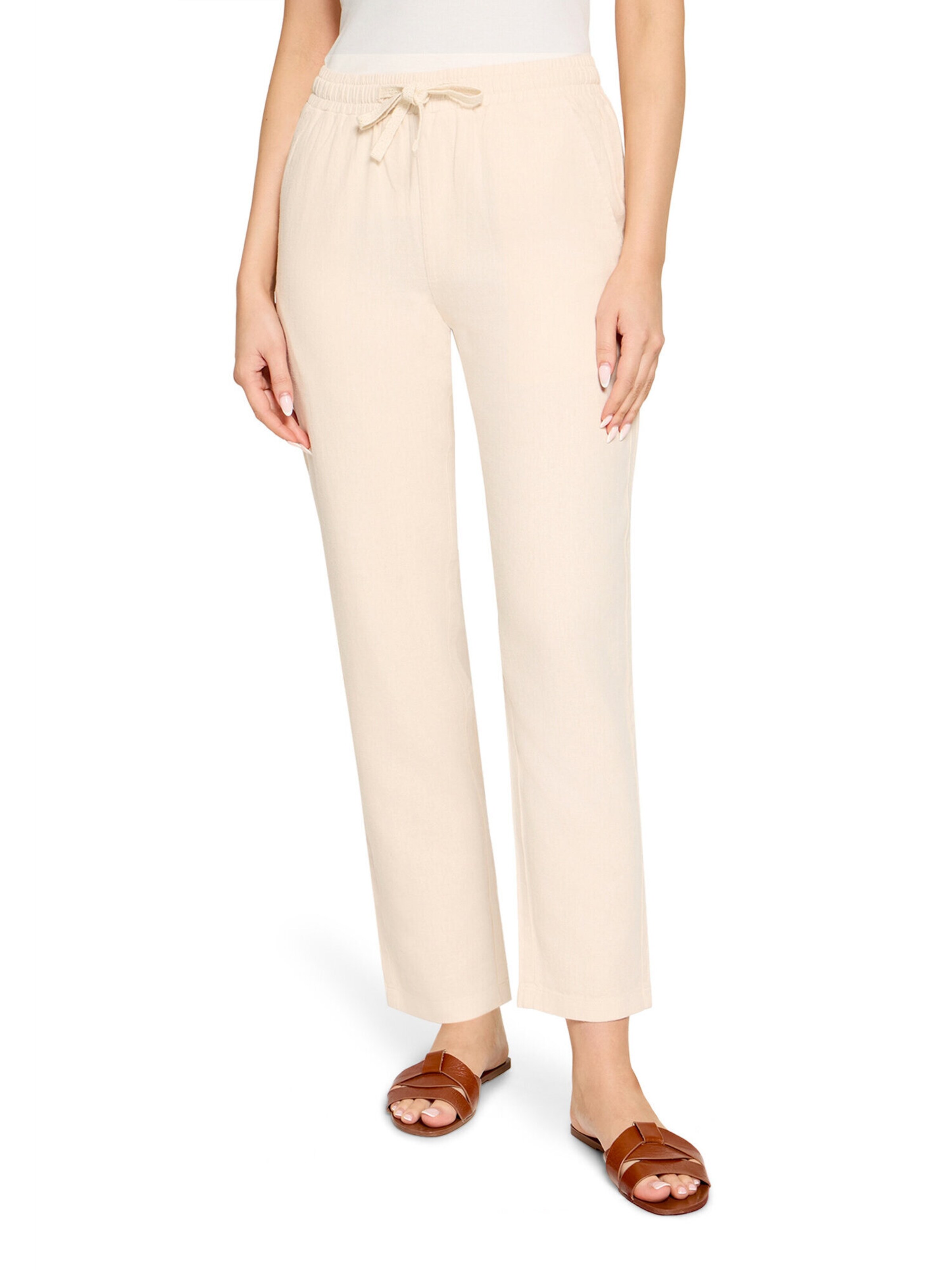Loosefit Pantalon Cartoon en beige