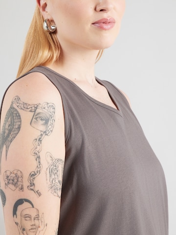 Top di Ulla Popken in grigio
