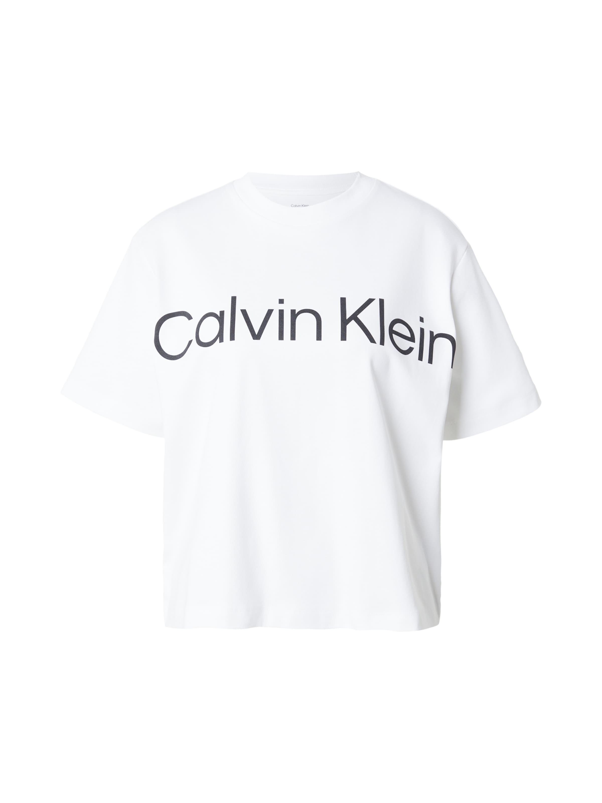 Calvin Klein Jeans Μπλουζάκι σε λευκό: μπροστά