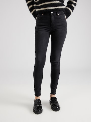 Skinny Jean Tally Weijl en noir : devant