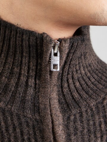 WEEKDAY Kardigán 'Dennis' - Hnedá