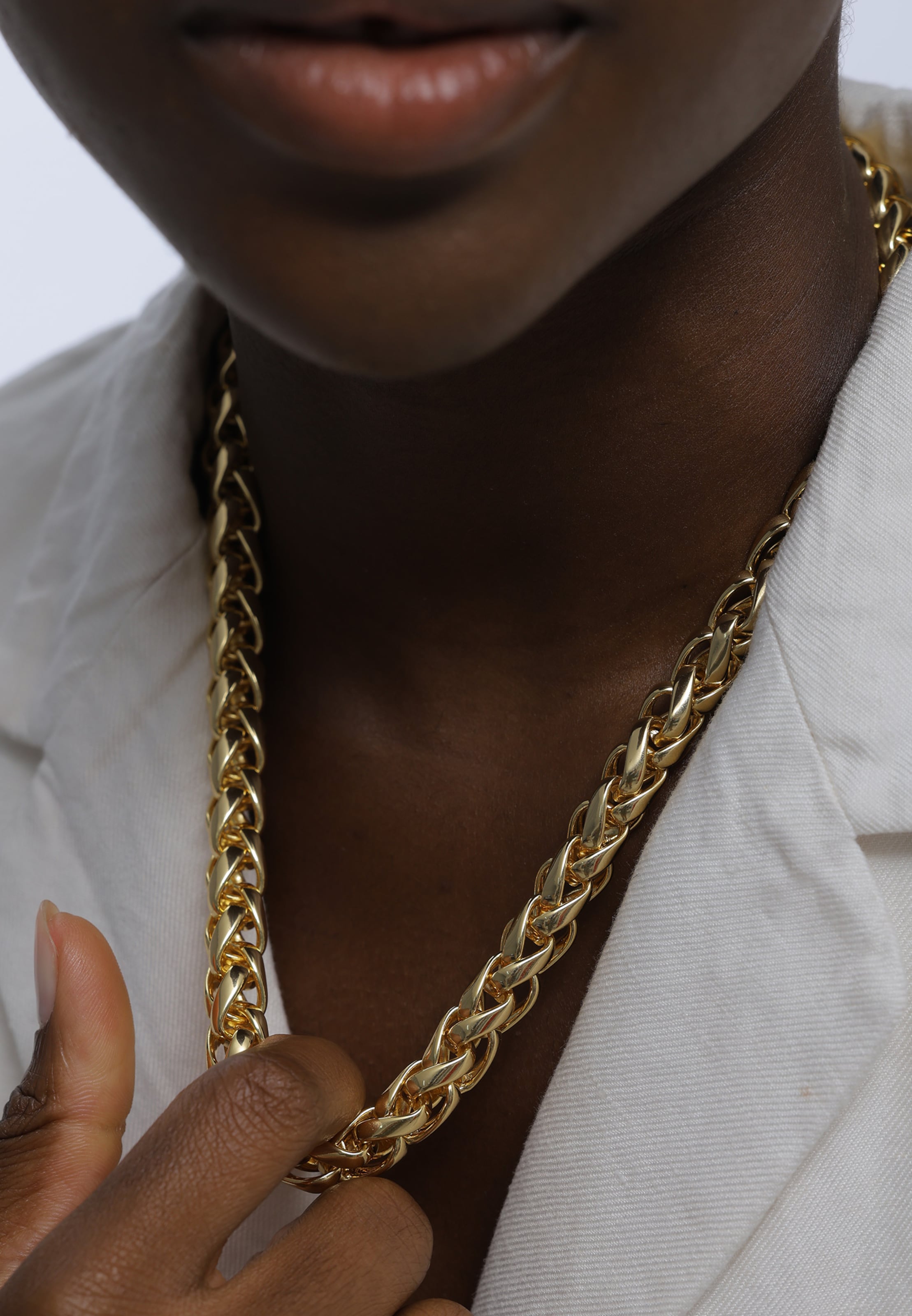 auksinė ELLI Grandinėlė 'Chunky'