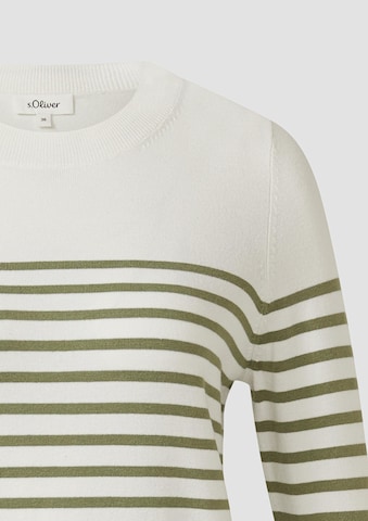 Pull-over s.Oliver en blanc