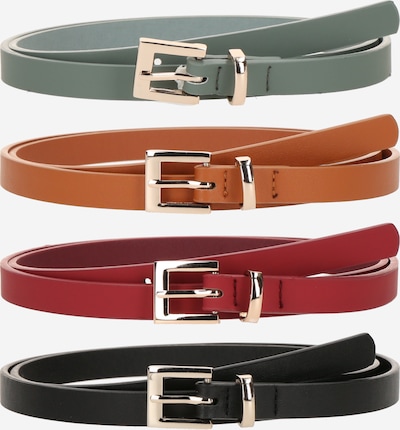 studioselect Remen u smeđa / pastelno zelena / crvena / crna, Pregled proizvoda