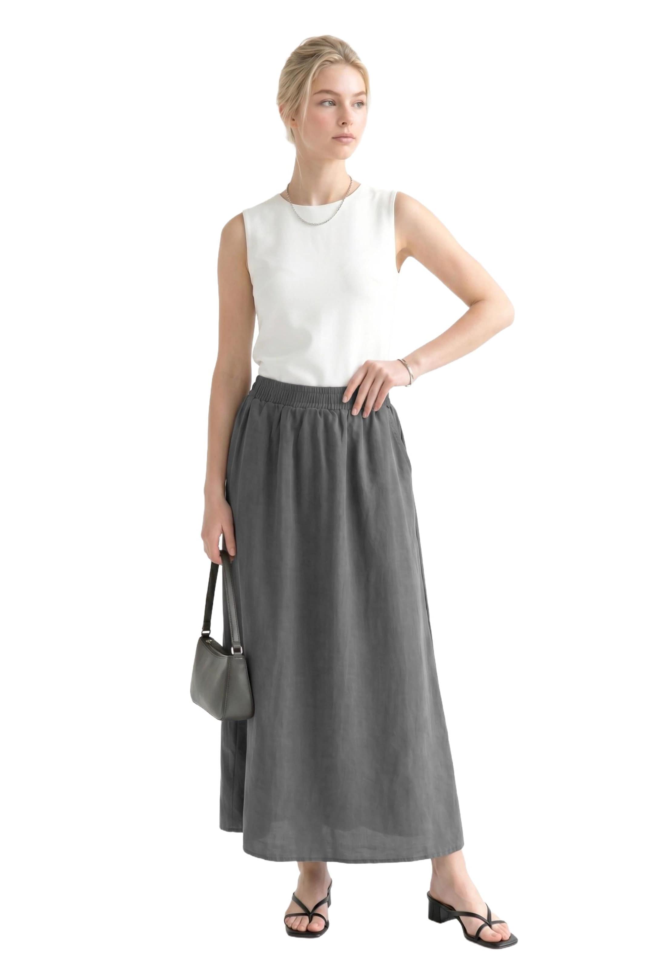 Jupe No Matter What en gris