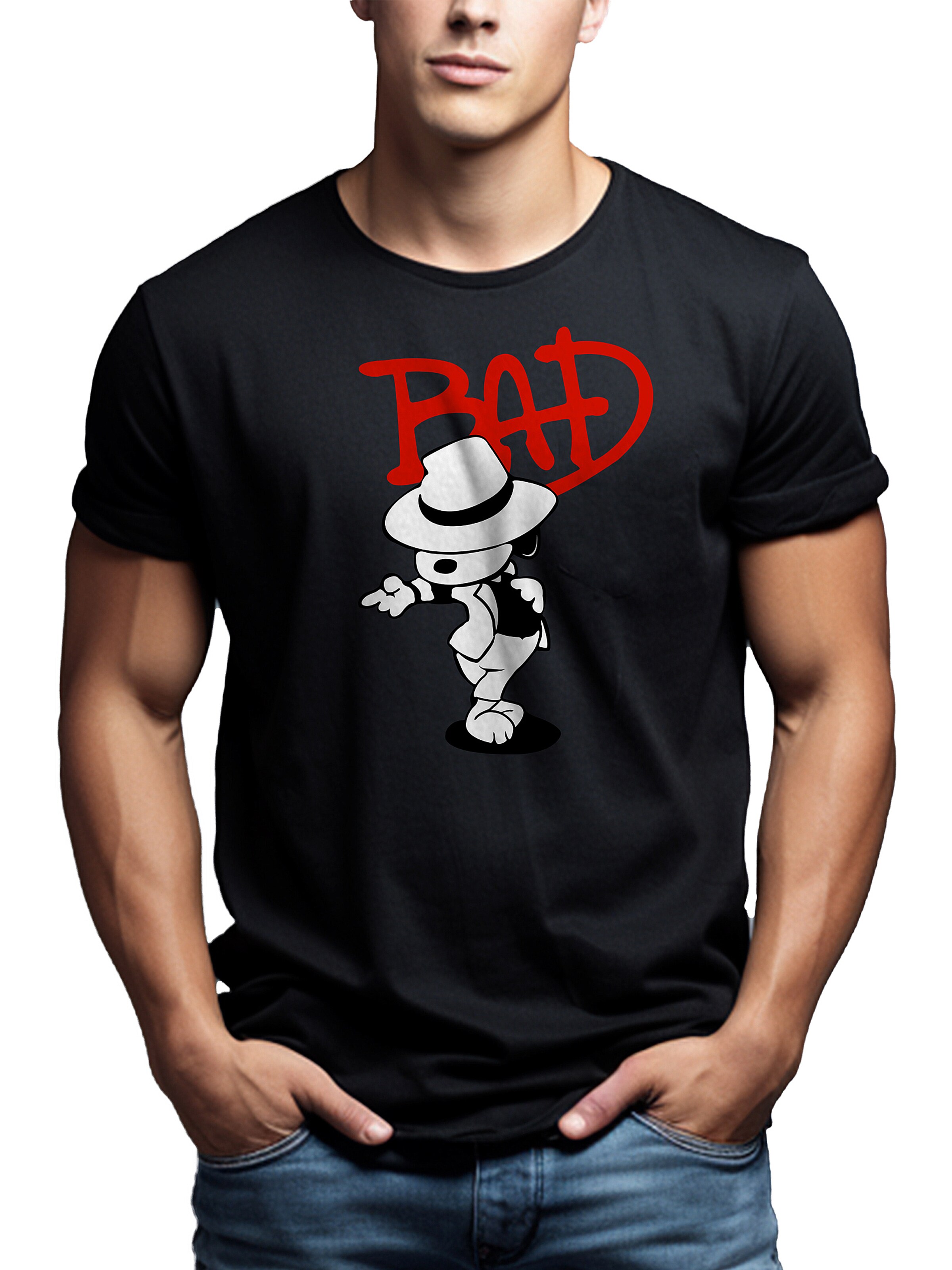 MAKAYA Shirt 'Bad Dog' in Black