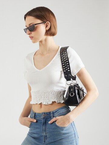 T-shirt 'Paula' ABOUT YOU en blanc : devant