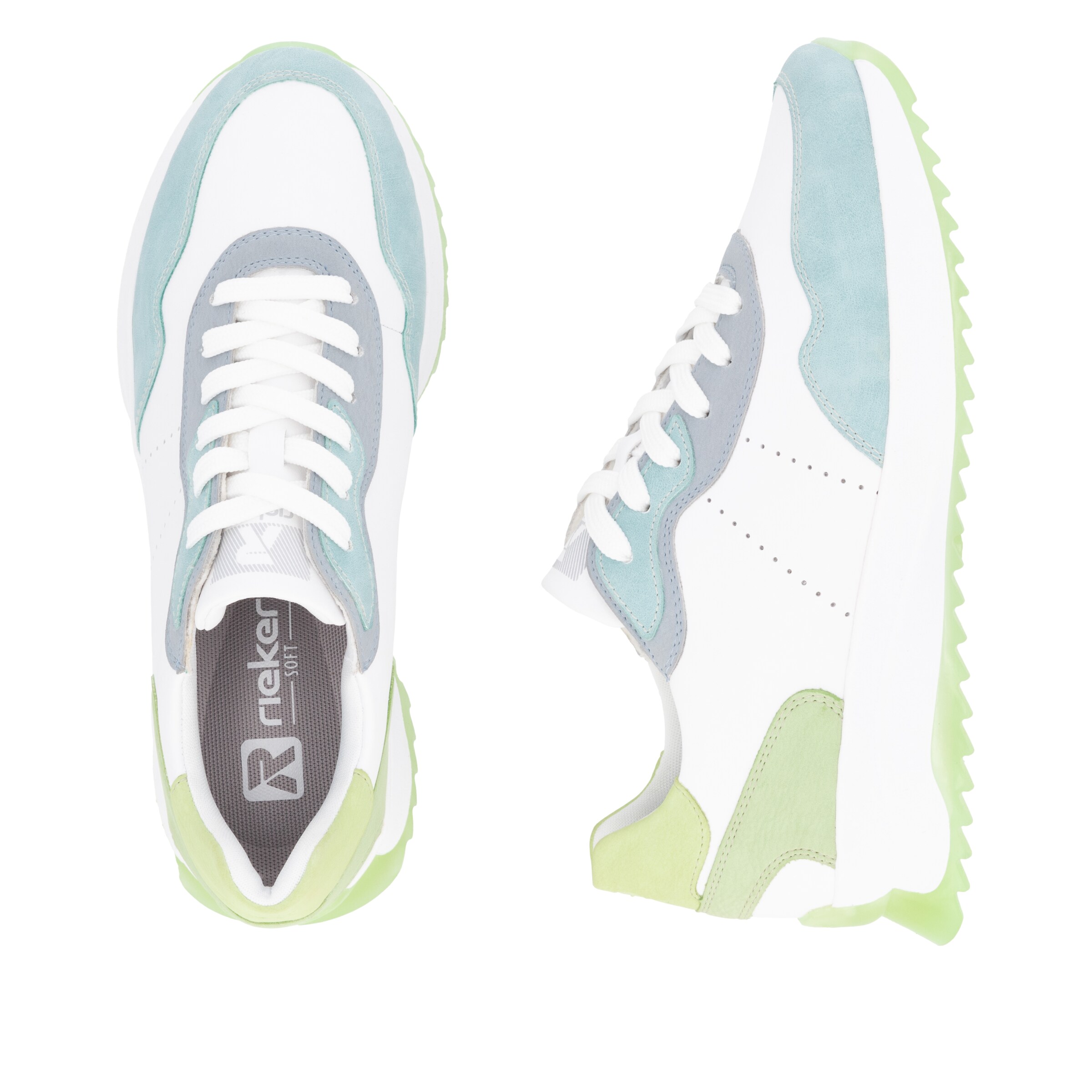 Sneaker bassa di Rieker in bianco