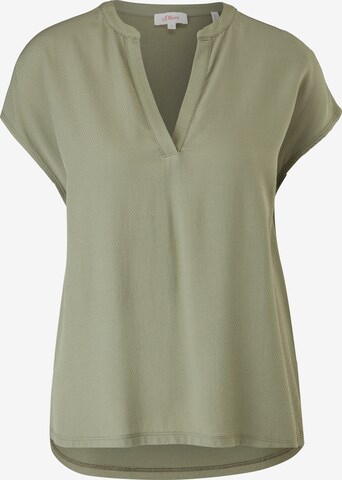 s.Oliver Shirt in Groen: voorkant