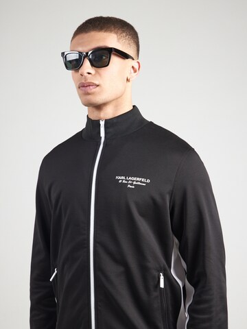 Karl Lagerfeld Sweatjacke in Schwarz