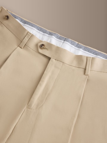 Next Regular Pleat-front trousers in Beige