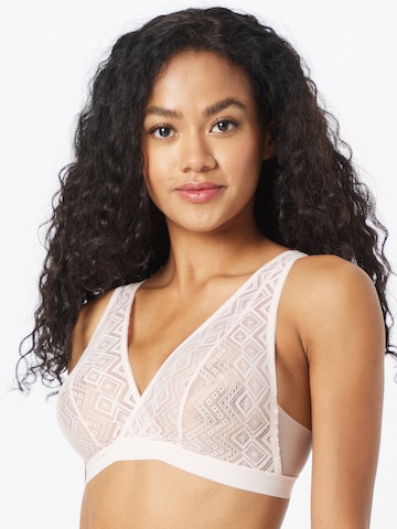 DKNY Intimates Triangle Bra in Beige: front