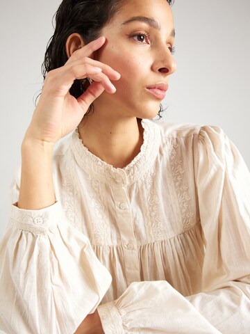 Lollys Laundry Blouse 'Cara' in Beige