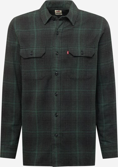 LEVI'S Hemd 'CLASSICWORKER' in dunkelgrün / schwarz, Produktansicht