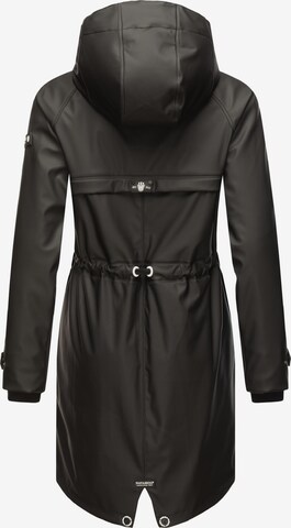 Manteau fonctionnel 'Rainy Flower' NAVAHOO en noir