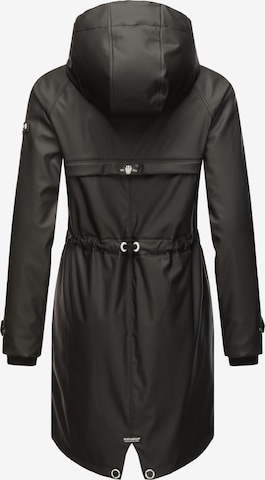 Manteau fonctionnel 'Rainy Flower' NAVAHOO en noir