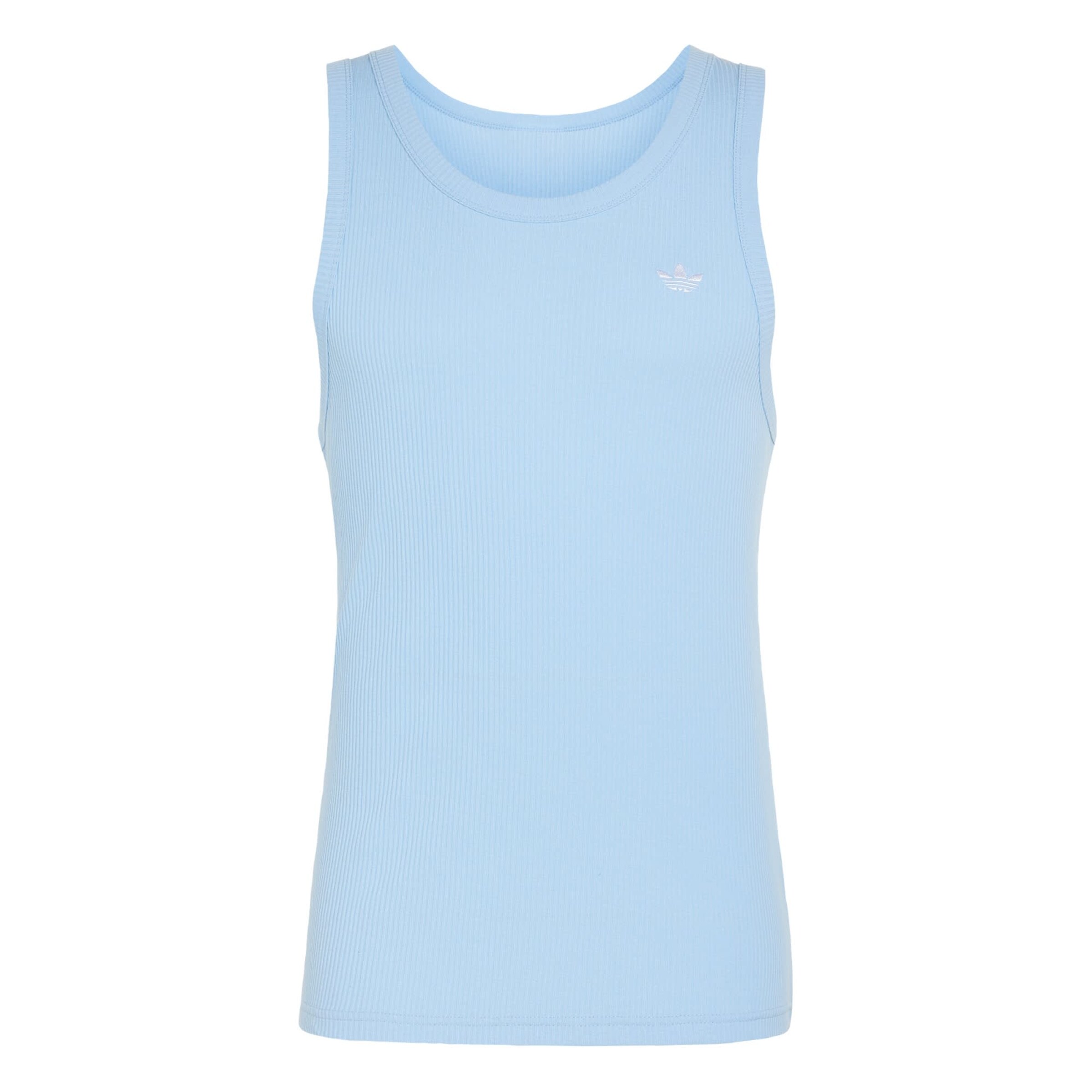 T-Shirt 'Trefoil Essentials' ADIDAS ORIGINALS en bleu : devant