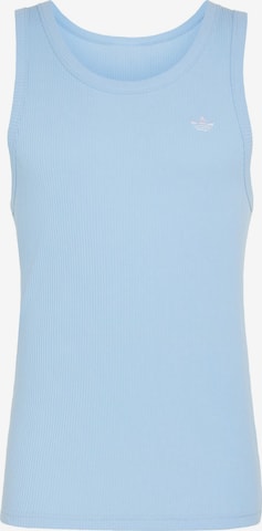 T-Shirt 'Trefoil Essentials' ADIDAS ORIGINALS en bleu : devant