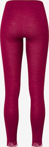 Hanro Regular Leggings ' Woolen Lace ' in Rot