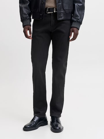 JACK & JONESSlimfit Traperice 'JJIMike JJOriginal' - crna boja: prednji dio