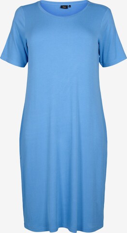 Zizzi Sukienka 'CARLY' w kolorze niebieski: przód