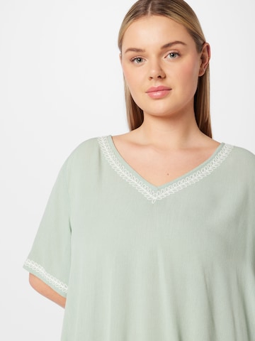 EVOKED Shirt 'MICHELLE' in Green
