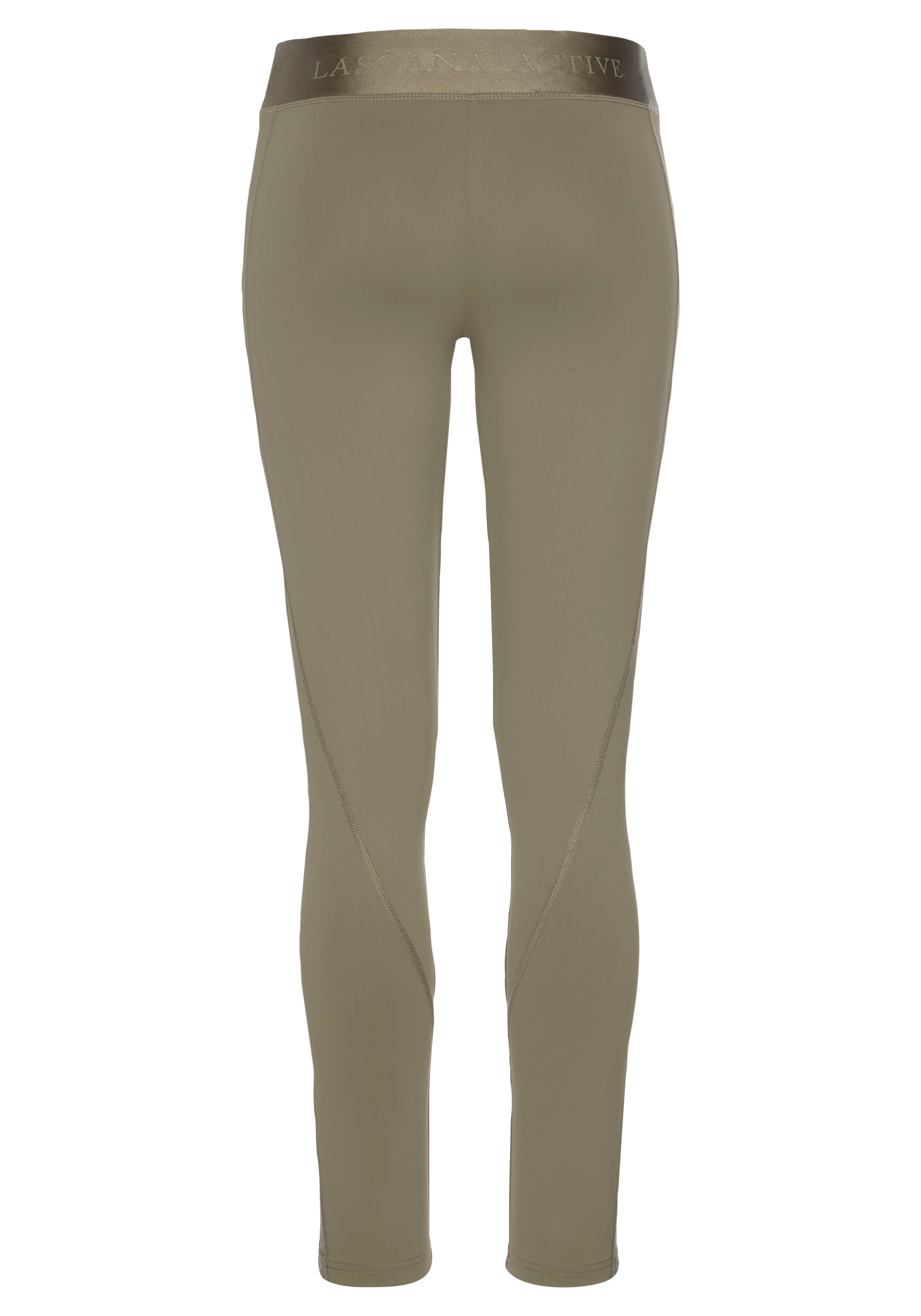 Frauen Sportarten LASCANA ACTIVE Sporthose in Oliv - QO80350 Frauen Sportarten LASCANA ACTIVE Sporthose in Oliv - QO80350