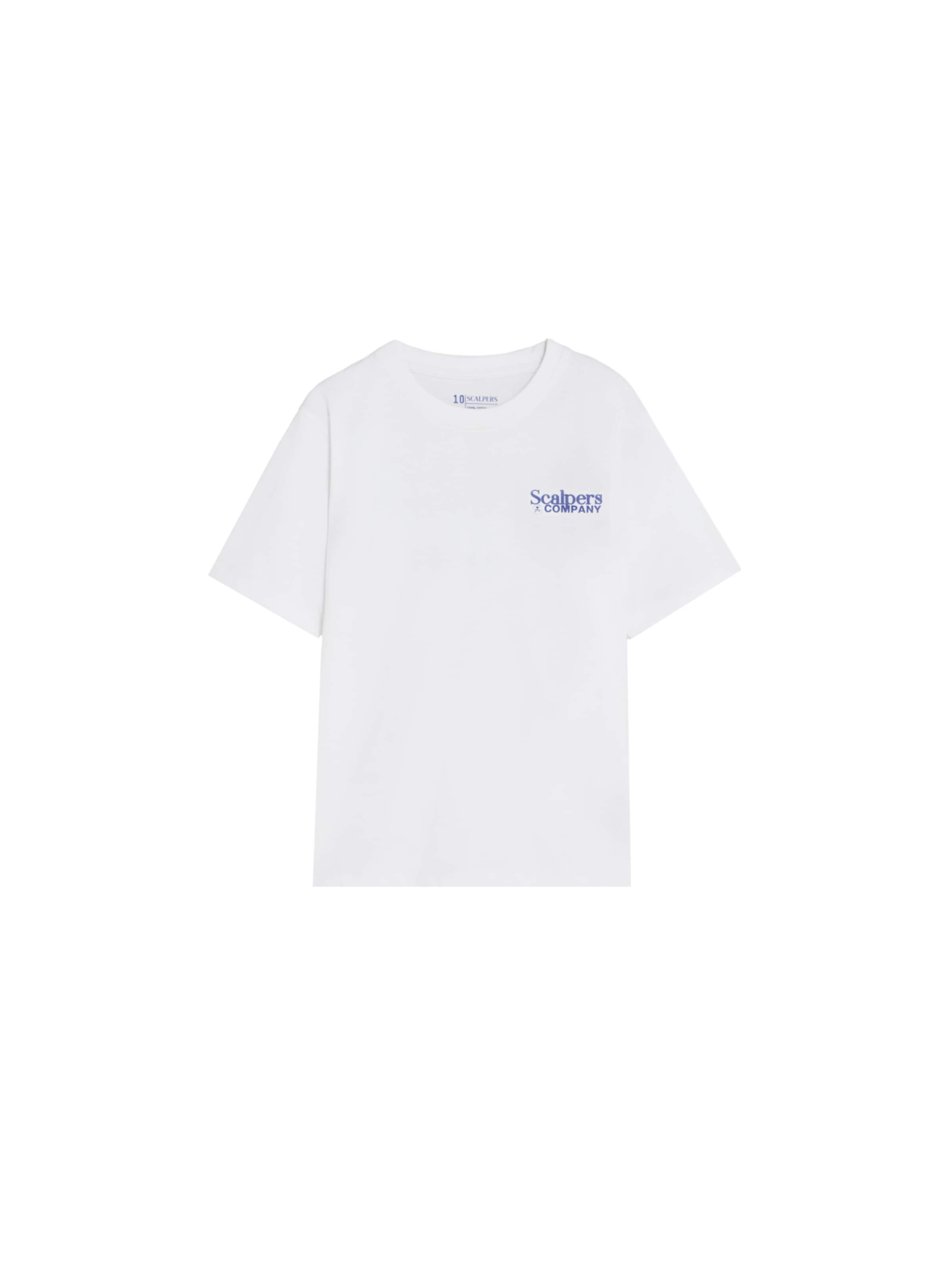 Scalpers Shirt ' ' in Wit: voorkant