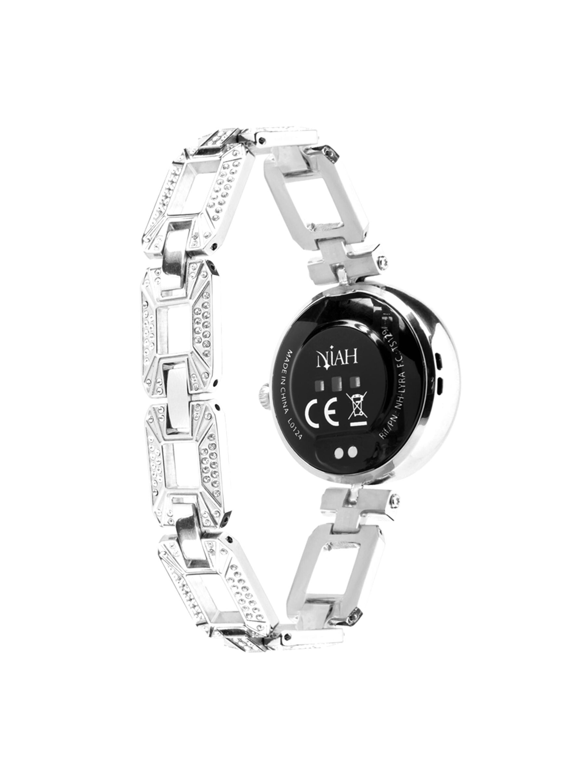 Techmade Digital Watch 'Smartwatch Lyra Grande Silber' in Silver