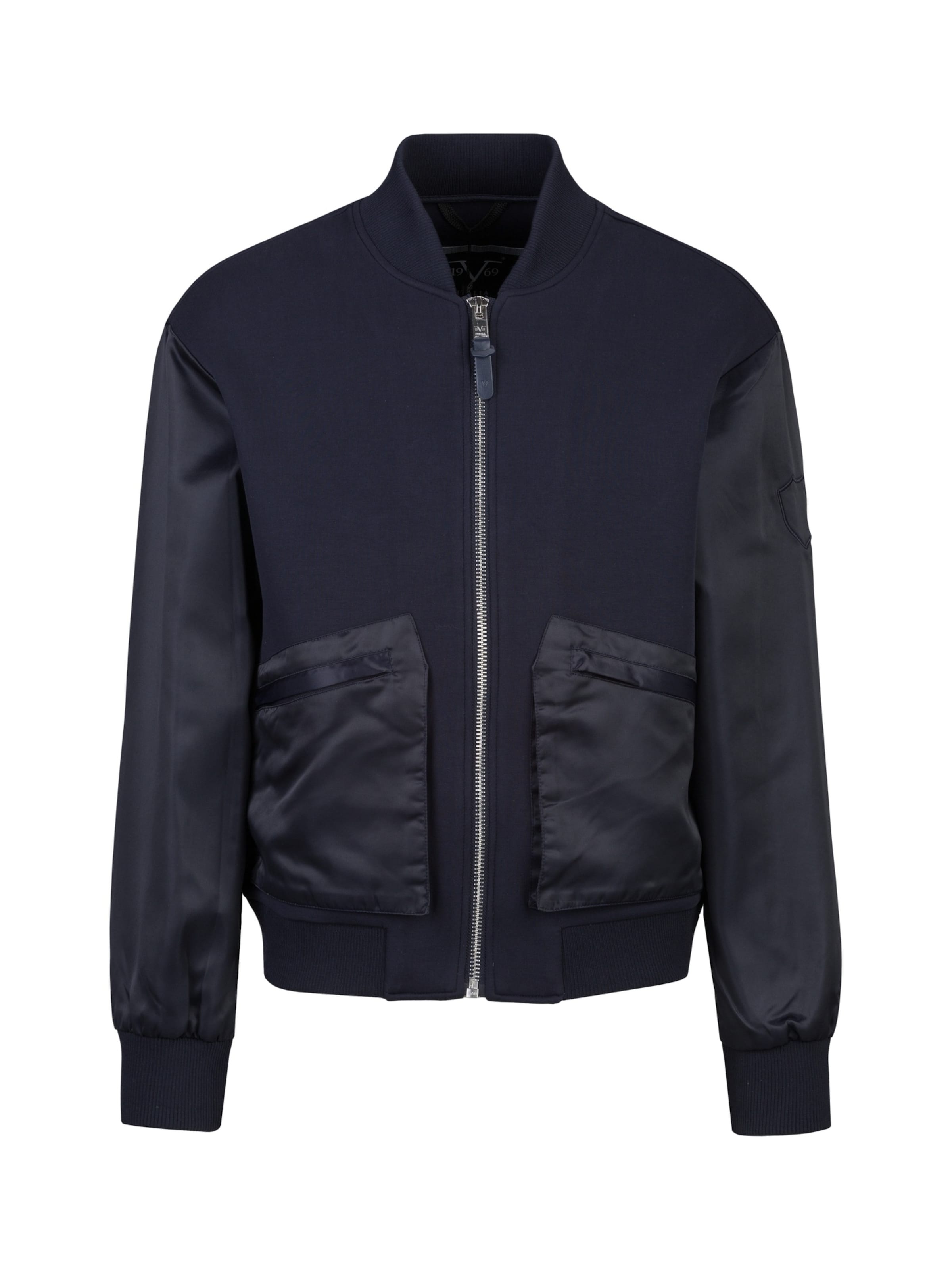 19V69 ITALIA Between-season jacket 'Fioello' in Blue: front