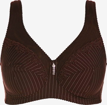 Ulla Popken Bra in Brown: front