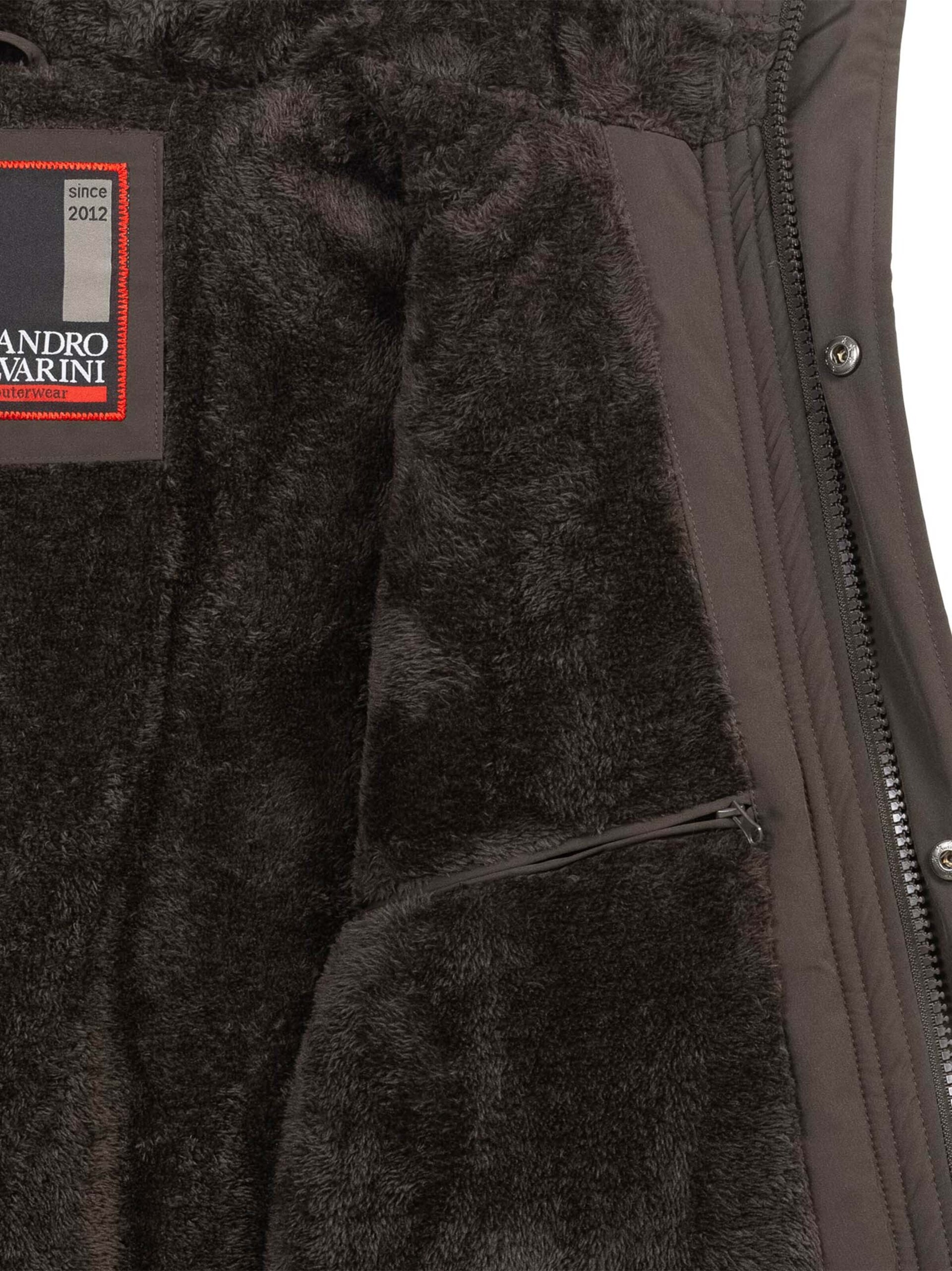 Alessandro Salvarini Winter jacket 'AS432' in Grey