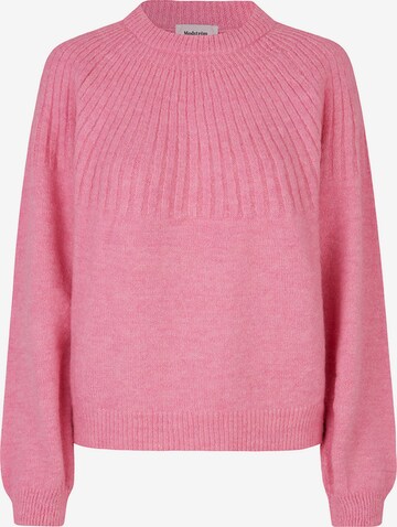 Pull-over modström en rose : devant