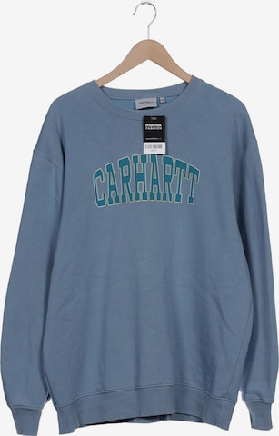 Carhartt WIP Sweatshirt & Zip-Up Hoodie in XXL in Blue: front