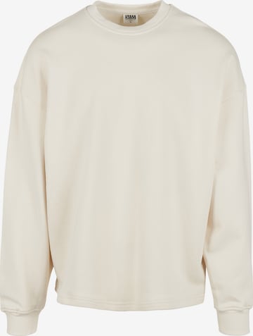 Sweat-shirt Urban Classics en beige : devant