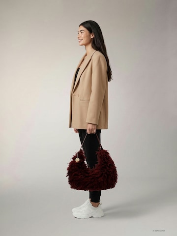 Borsa a sacco 'Lionne' di Emily & Noah in rosso: frontale